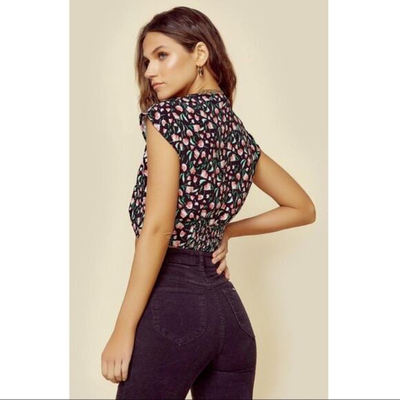 Blue Life Asher Front Tie Crop Top, Size Small - Picture 3 of 9